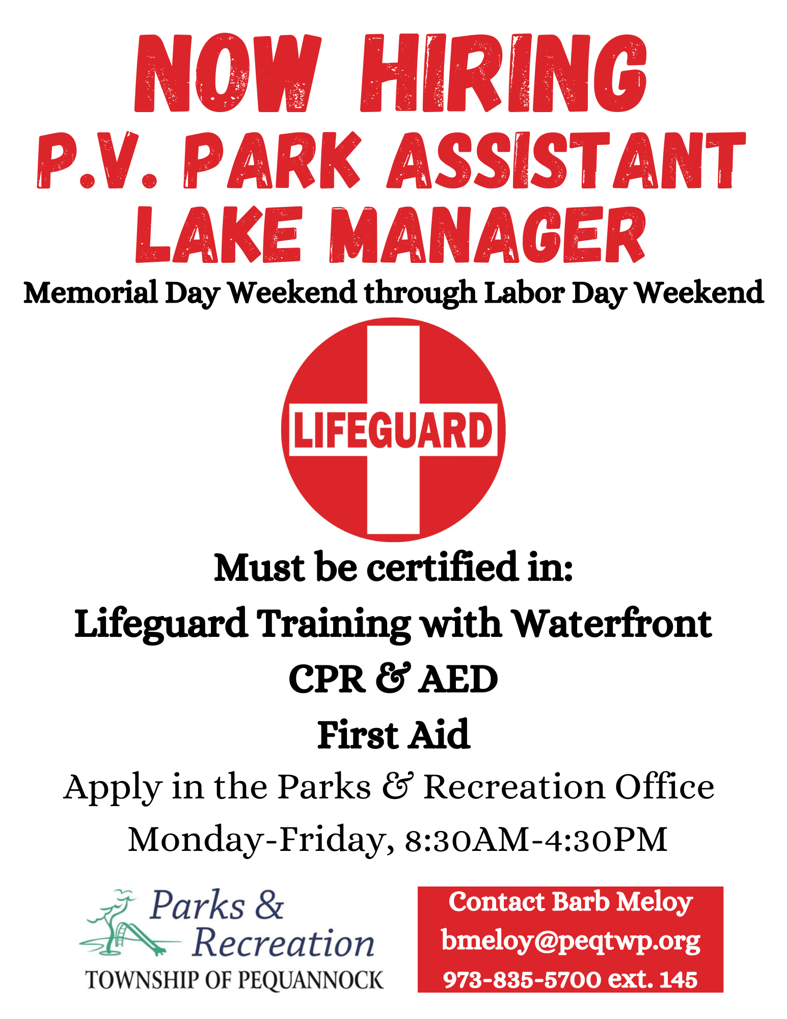 Assistant Lake Manager_