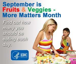 September is fruits and veggies - more matters month find out how many you should be eating daily