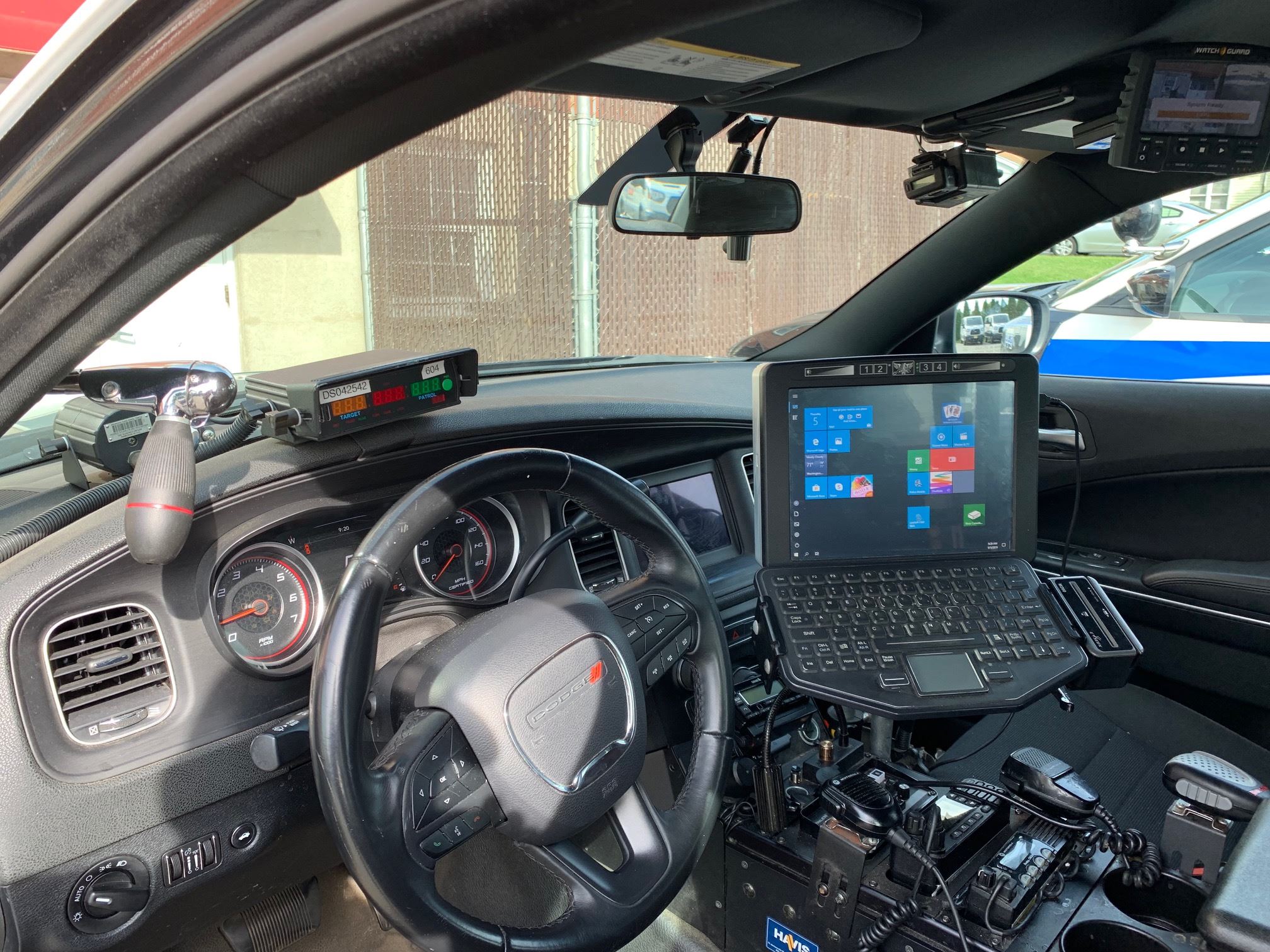Pequannock Township Police Department - Patrol Car Interior